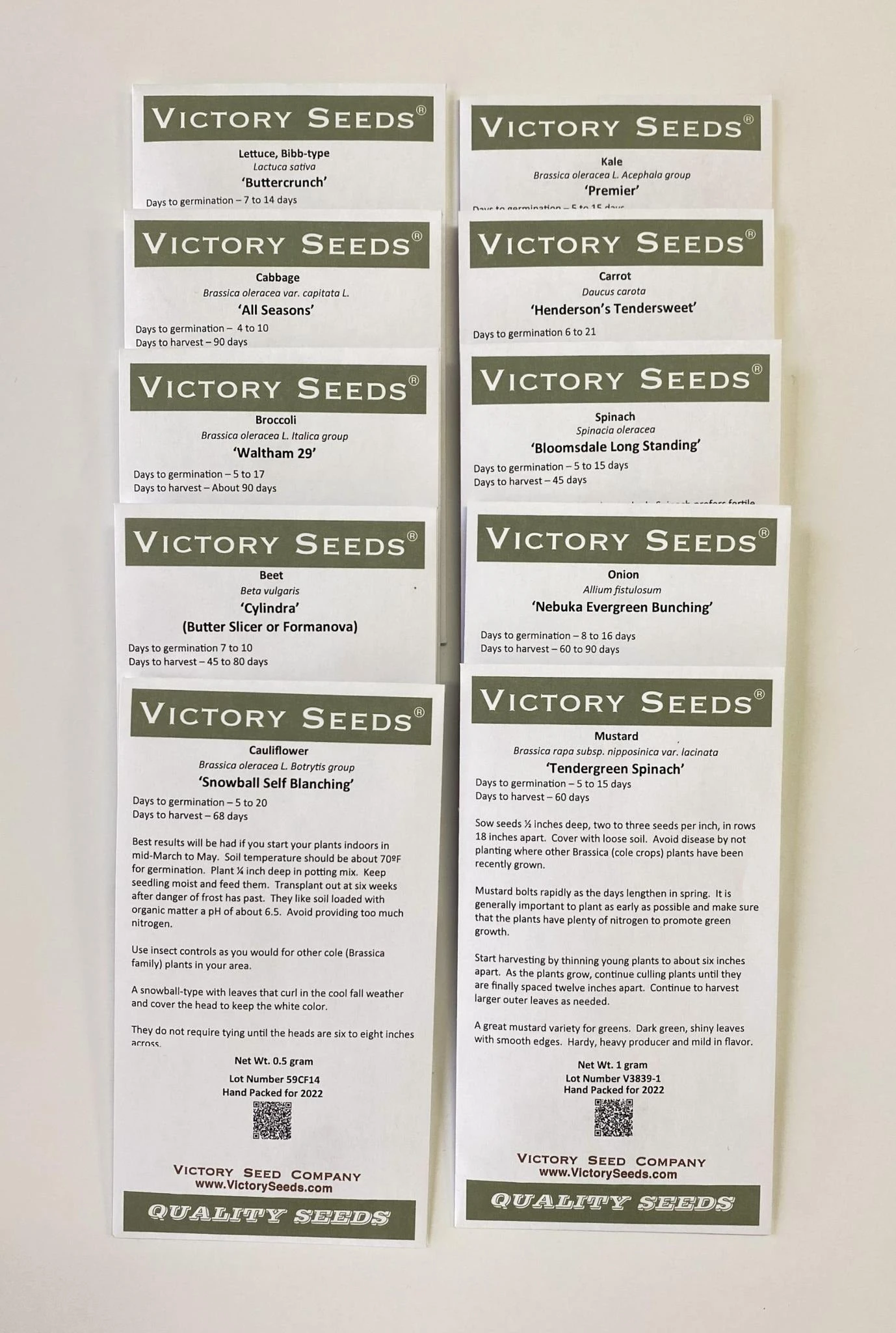 Cool Season Garden Pack - Image 2